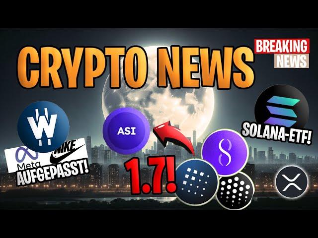  Crypto News: Große Fusion von Fetch AI, AGIX & Ocean Protocol! Solana ETF & WeSendit Update! 