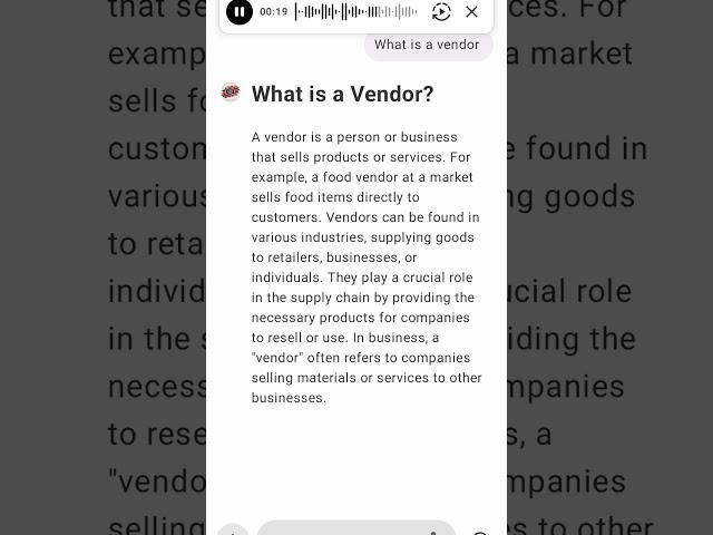 What is a Vendor?