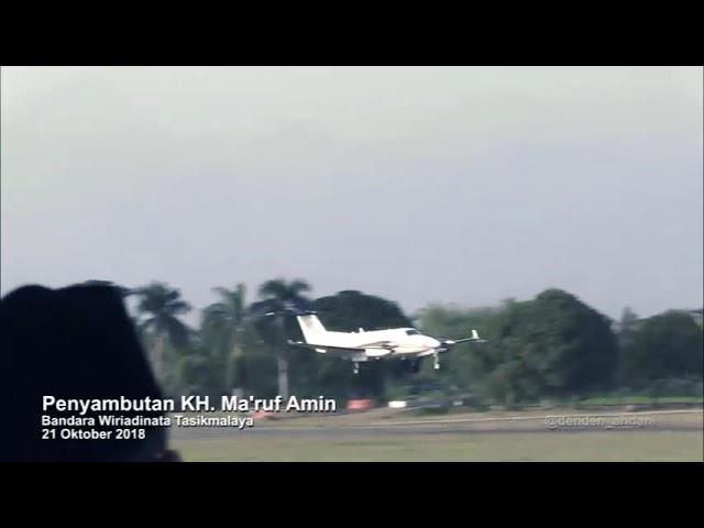 Kedatangan KH. Ma'ruf Amin di Kota Tasikmalaya.