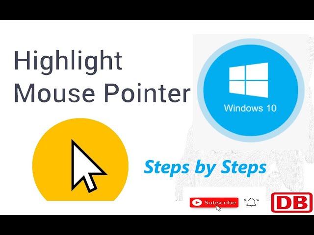 How to Highlight Mouse Pointer Windows 10 New Method 2021