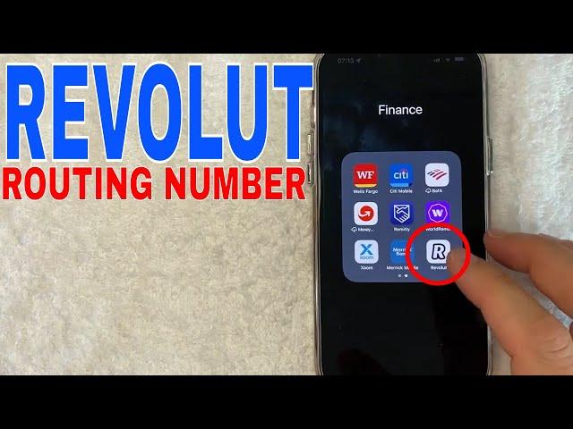   How To Find Revolut Routing Number 