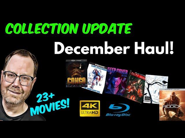 Giant Movie Haul! New 4K UHD & Blu-ray Pickups | Collection Update December 2024