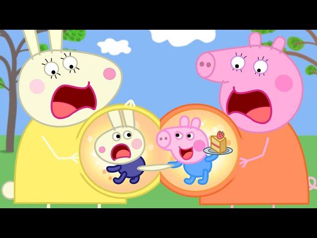 George Pig vs Richard Rabbit | Peppa Pig Funny Animation