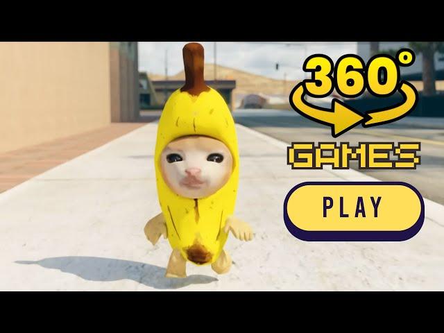 Banana Cat Finding Challenge 360°