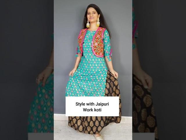 Style a Simple kurti in 5 Different Style