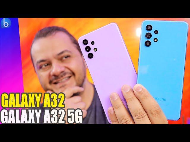 Você NÃO VAI ACREDITAR como ELES SÃO DIFERENTES (Inclusive NO PREÇO)! Galaxy A32 vs Galaxy A32 5G