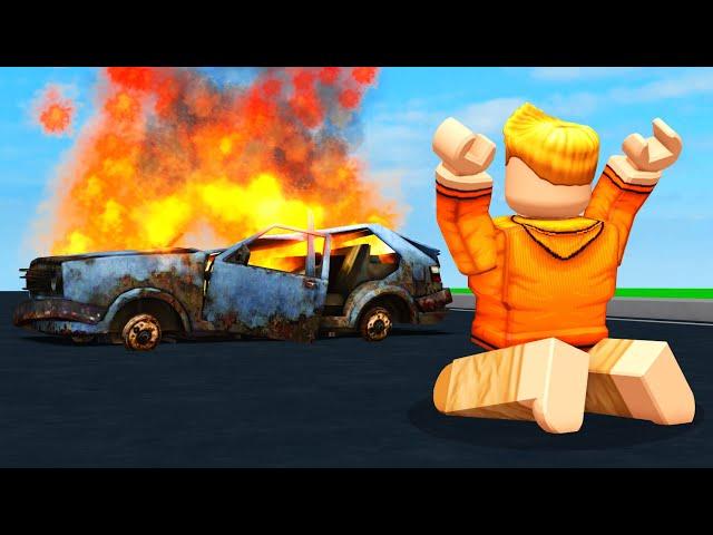 ROBLOX HIGH SPEED CAR CRASH