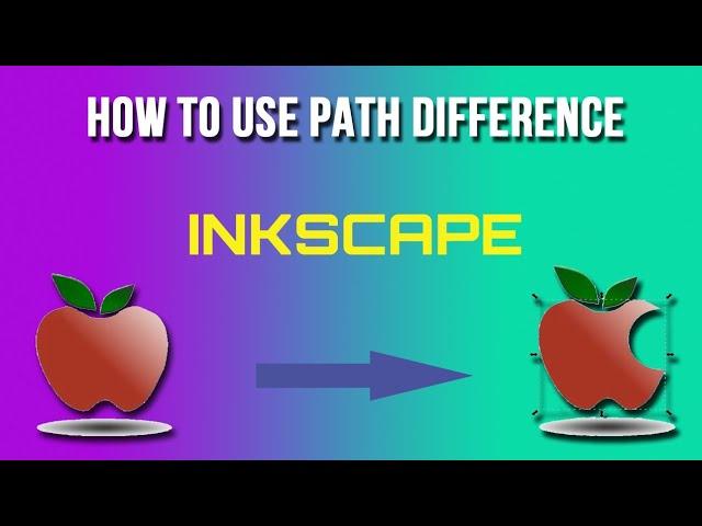 How to cut out part of an object in inkscape| inkscape boolean function problems solved.