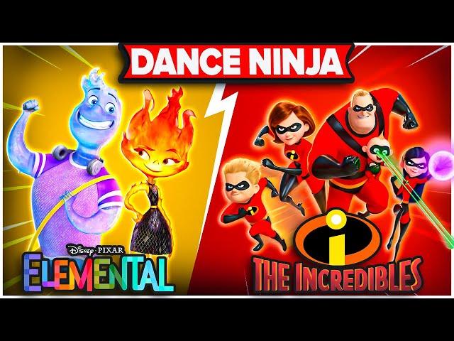 Freeze Dance Brain Break ️ Elemental & The Incredibles ️ Just Dance ️ Dance Ninja ️ Matthew Wood