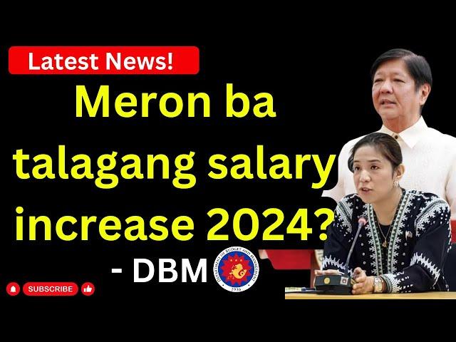 Salary increase for 2024 according to DBM