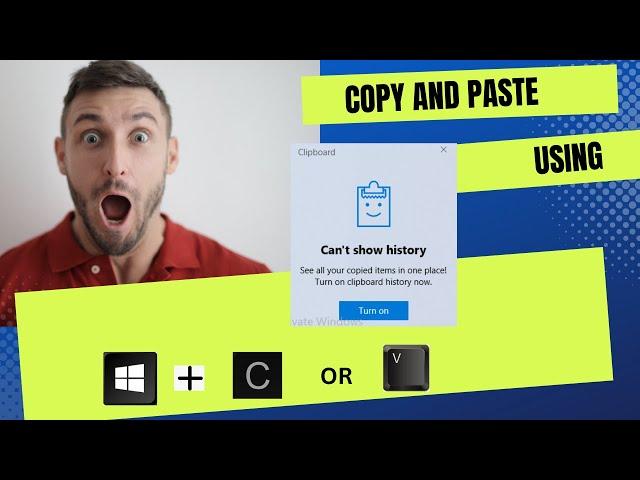 copy and paste using clipboard