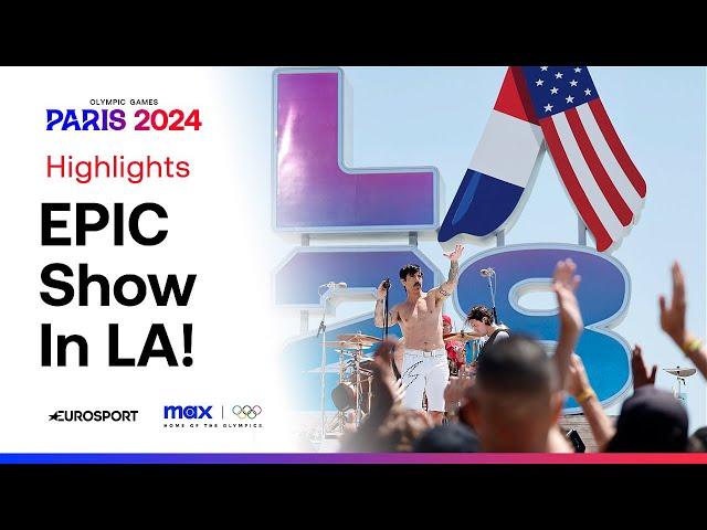 Red Hot Chilli Peppers perform at the Paris Olympics Closing Ceremony  | #Paris2024 #Olympics