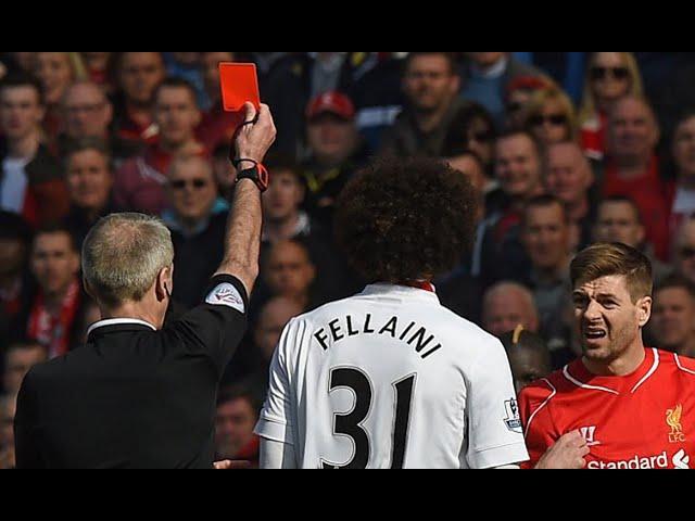 Gerard's red card vs Man U in 38seconds!