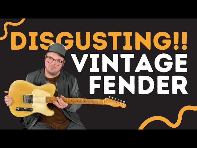 This Vintage '56 Fender Esquire is DISGUSTING!!