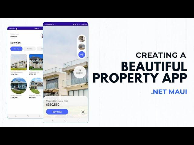 Beautiful Property App In .Net MAUI - .NET MAUI Tutorial Step-by-Step | 4K