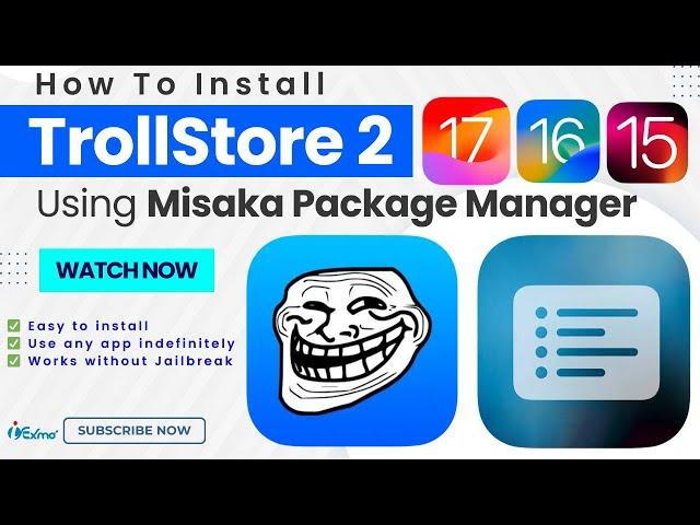 How to install TrollStore 2 on iOS 15.5 - iOS 16.6.1 and iOS 17.0 |  TrollStore iOS 17 | Full Guide