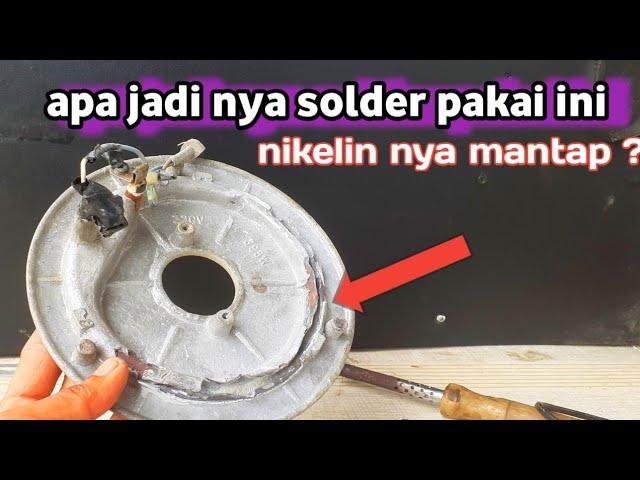 membuat solder pakai elemen magic com,ternyata seperti ini isi dalam nya