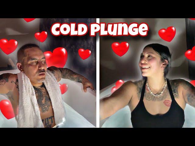 COLD PLUNGING ON VALENTINES DAY