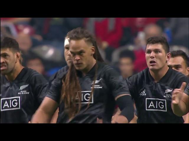 Maori All Blacks Haka at sold-out BC Place in Vancouver