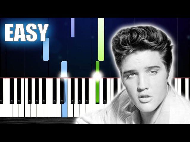 Elvis Presley - Can't Help Falling In Love - EASY Piano Tutorial by PlutaX