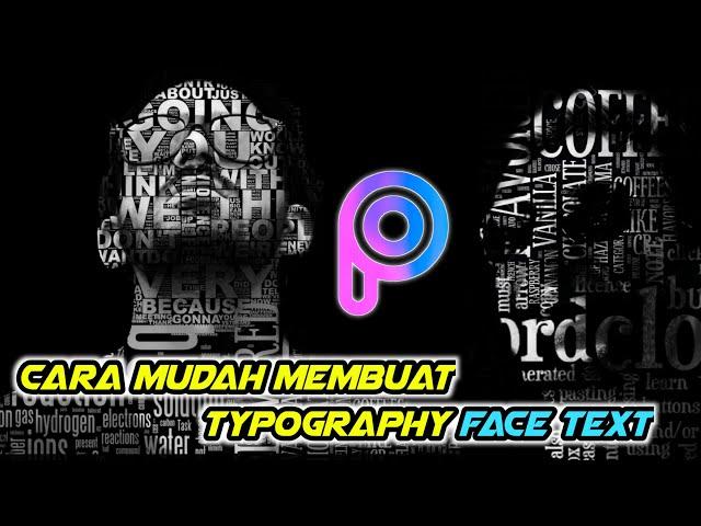 Cara Membuat Typography (Face Text) - Picsart Tutorial 2021