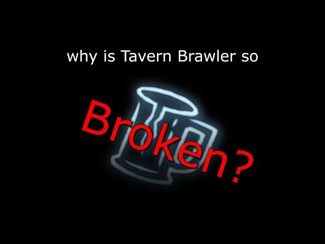 (BG3) Why exactly is Tavern Brawler so OP?