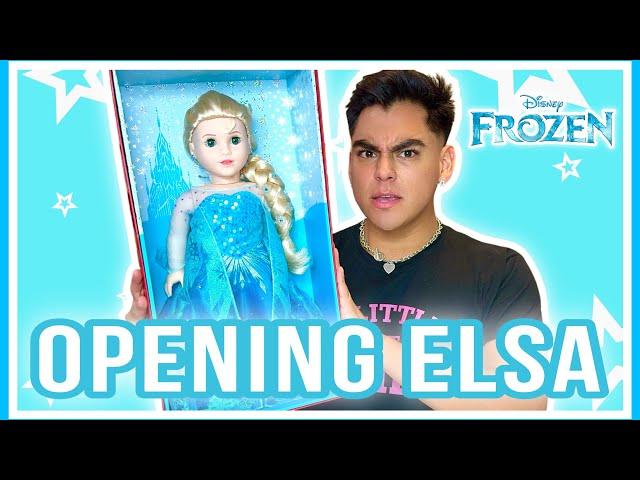 Opening Disney Frozen Elsa American Girl Collector Doll!!!!