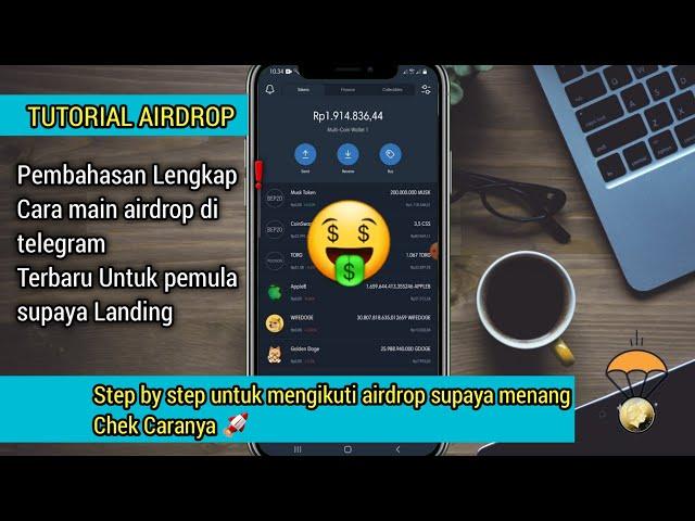 LENGKAP!!! Cara main airdrop terbaru untuk pemula supaya menang | cara bermain airdrop bagi pemula