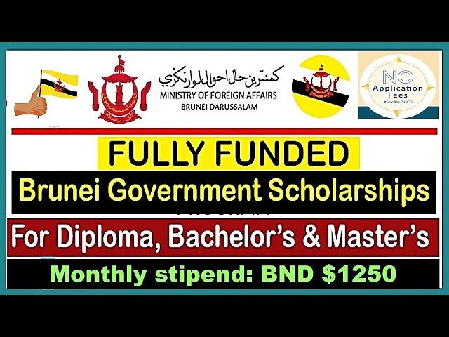 Brunei Darussalam Scholarship 2024 | How to Apply Online: Video Guide