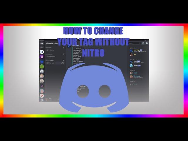 HOW TO CHANGE YOUR DISCORD TAG WITHOUT NITRO