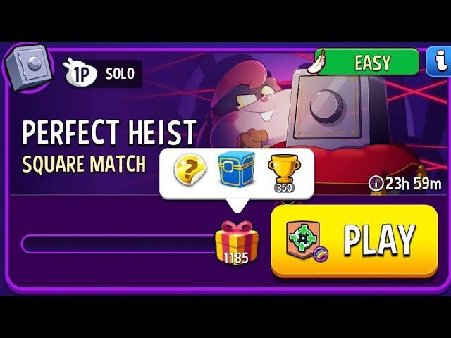 Square Match Perfect Heist Solo Challenge | Match Masters Solo Challenge