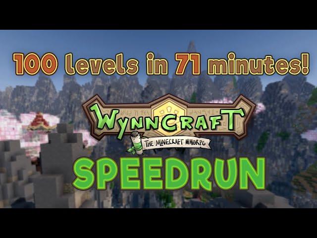 Let's make Wynncraft Speedrunning 1-100 a thing (1h 11min)