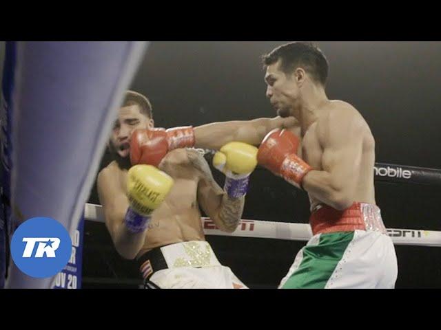 Super Slow Motion Angle of Jose Zepeda Stopping Vargas in 1st Round with the Knockout of the Year