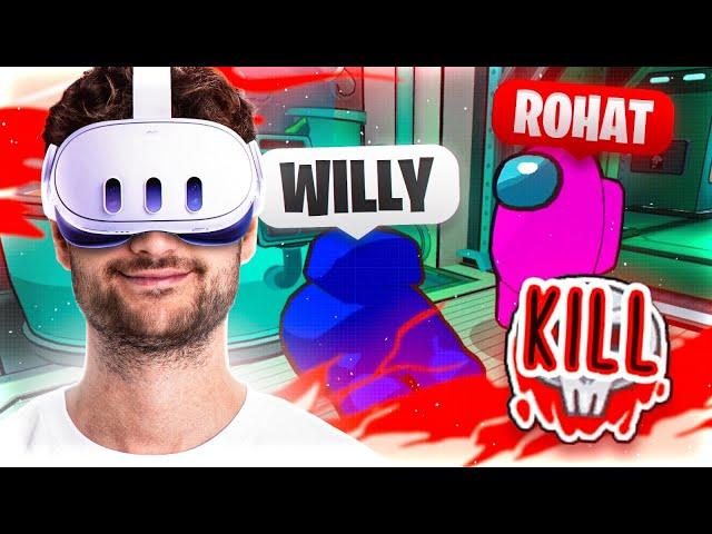 DAS ERSTE MAL AMONG US MIT EINER VR BRILLE! mit Willy, Rohat, Mert, Danny, Ediz, Mcky & Co.