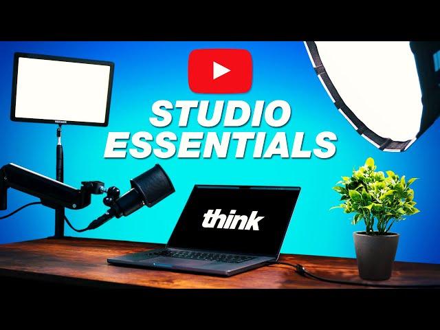 10 Essentials Every YouTube Studio Needs!