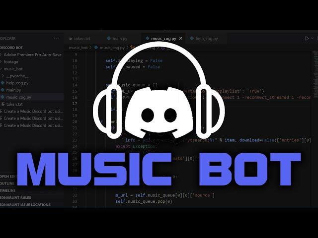 Create a Music Discord bot using Python