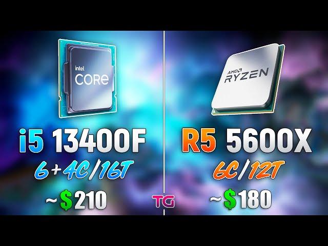 Core i5 13400F vs Ryzen 5 5600X - Test in 8 Games