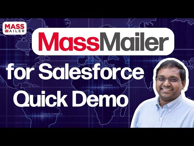 MassMailer for Salesforce Quick Demo