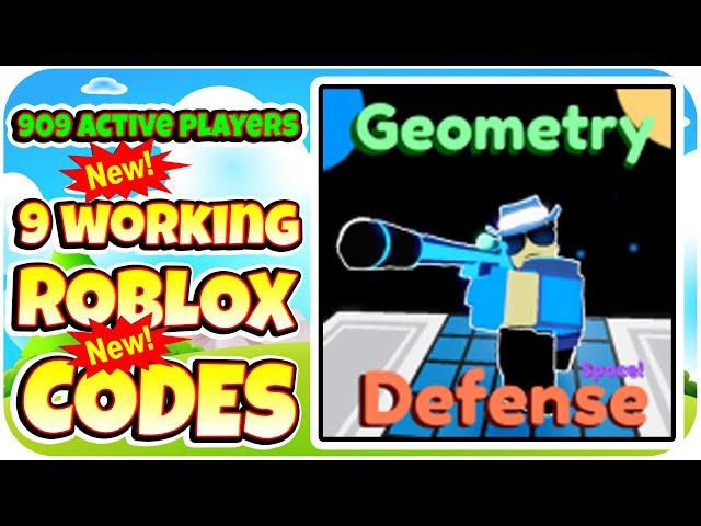 NEW CODES [EVENT] Geometry Defense! By DuoGames!, Roblox GAME, ALL SECRET CODES, ALL WORKING CODES