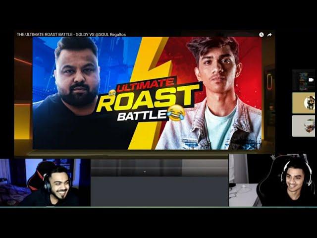 REGA AND MAMBA REACT ON THE ULTIMATE ROAST BATTLE GODLY BHAI VS REGA  #regaltos #regaltosop