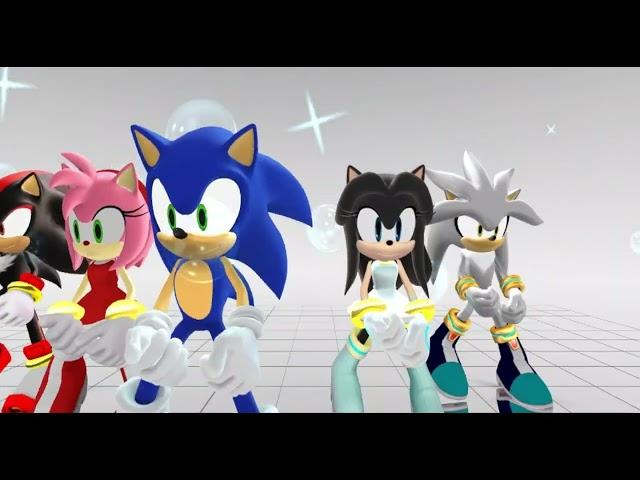 MMD Sonic Yo amigos - Gangnam Style HD