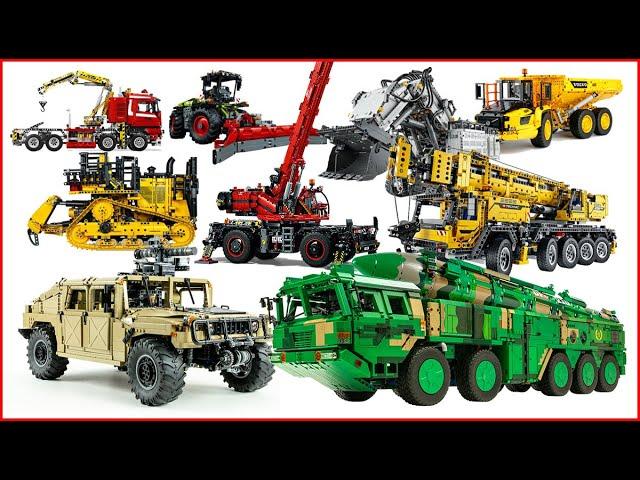 COMPILATION The Biggest LEGO Technic sets of All Time - Speed Build for Collectors