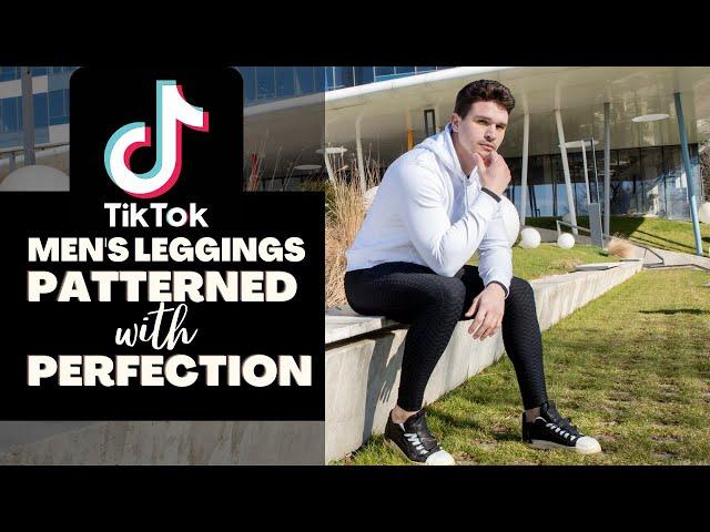 Tiktok Men's Leggings: With Amazing Honeycomb Texture