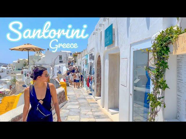 Santorini, Greece  - A Luxurious Playground- 4k HDR 60fps Walking Tour (▶86min)