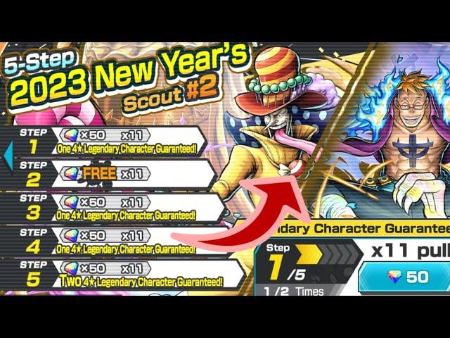 NEW YEARS SCOUT 2 SUMMONS ONE PIECE BOUNTY RUSH OPBR SUMMONS