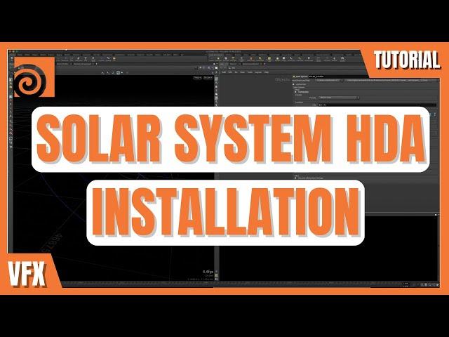 Houdini Solar System HDA - Installation