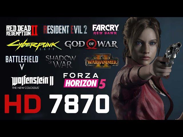 RADEON HD 7870 TEST IN 10 GAMES | i7 4770 | 1080p Benchmarks