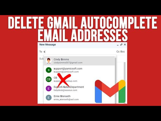 How to Delete Autocomplete Email Addresses in Gmail