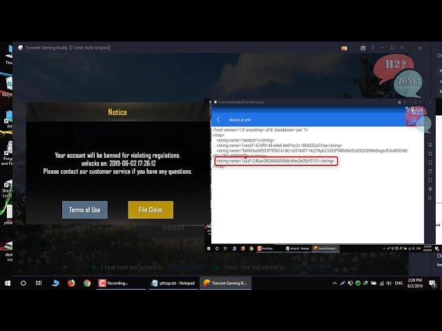 how To reset banned guest account gameloop or Tencent gaming buddy