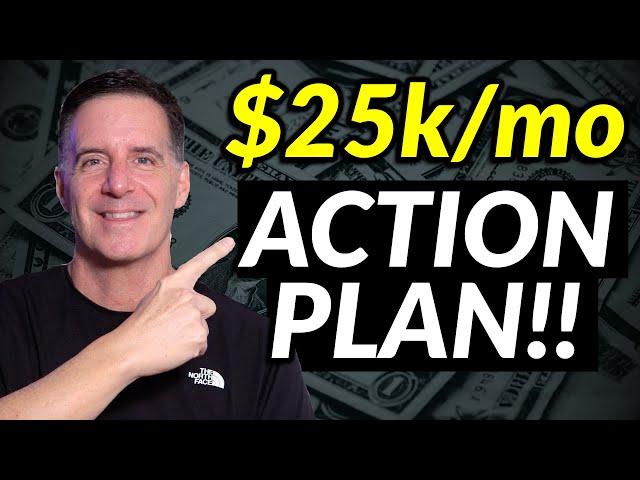 25K A Month ACTION PLAN for Wholesaling Real Estate (FREE Training)